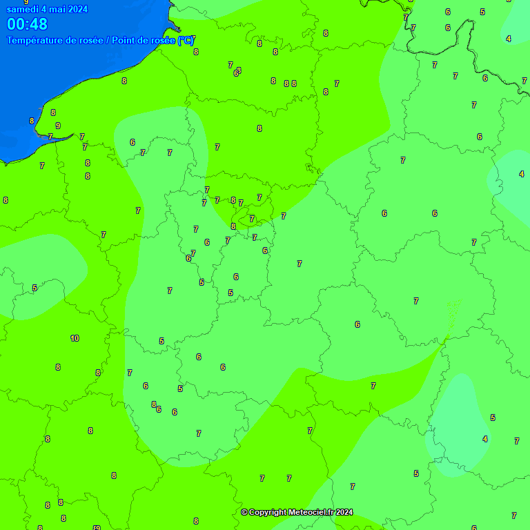 Temperature - point de rose