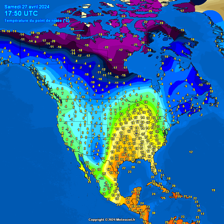 Temperature - point de rose