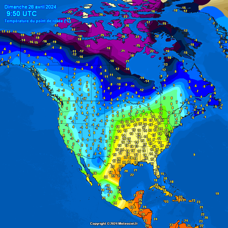 Temperature - point de rose